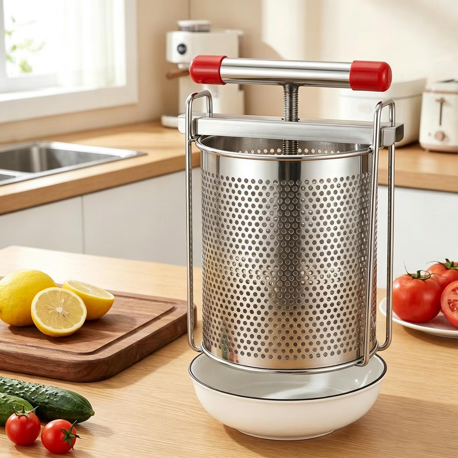 Citrus Juicer Bar - Stainless Steel Manual Juicer Press Household