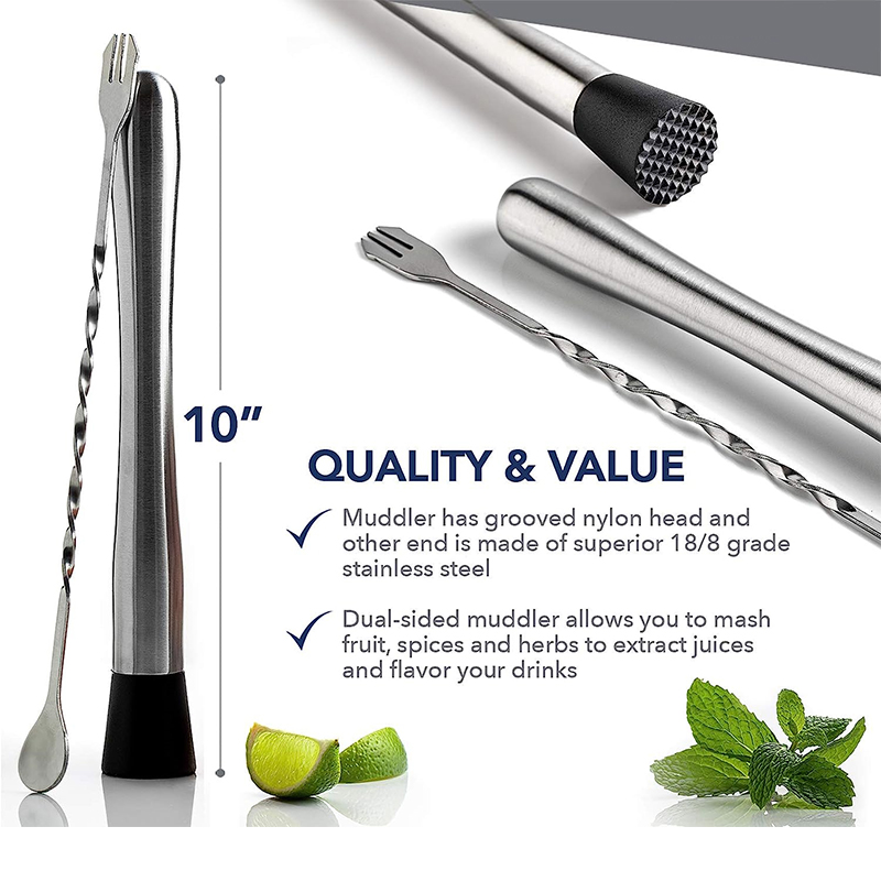 LMETJMA 10 Inch Stainless Stee - Bitters Bottle Set 评论和价格