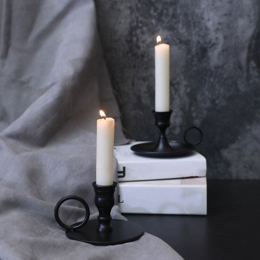 2Pcs Retro Iron Holder Set Vin - Home Bar Set 评论和价格