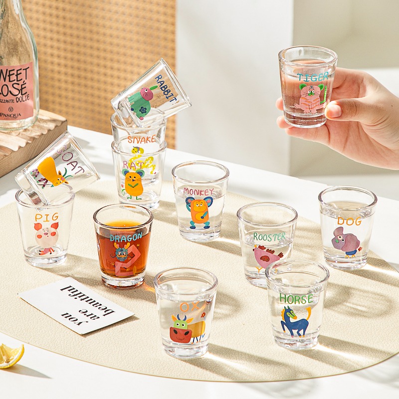 Shot Glasses Set 12Pcs 50ml Ca - Home Bar Set 评论和价格