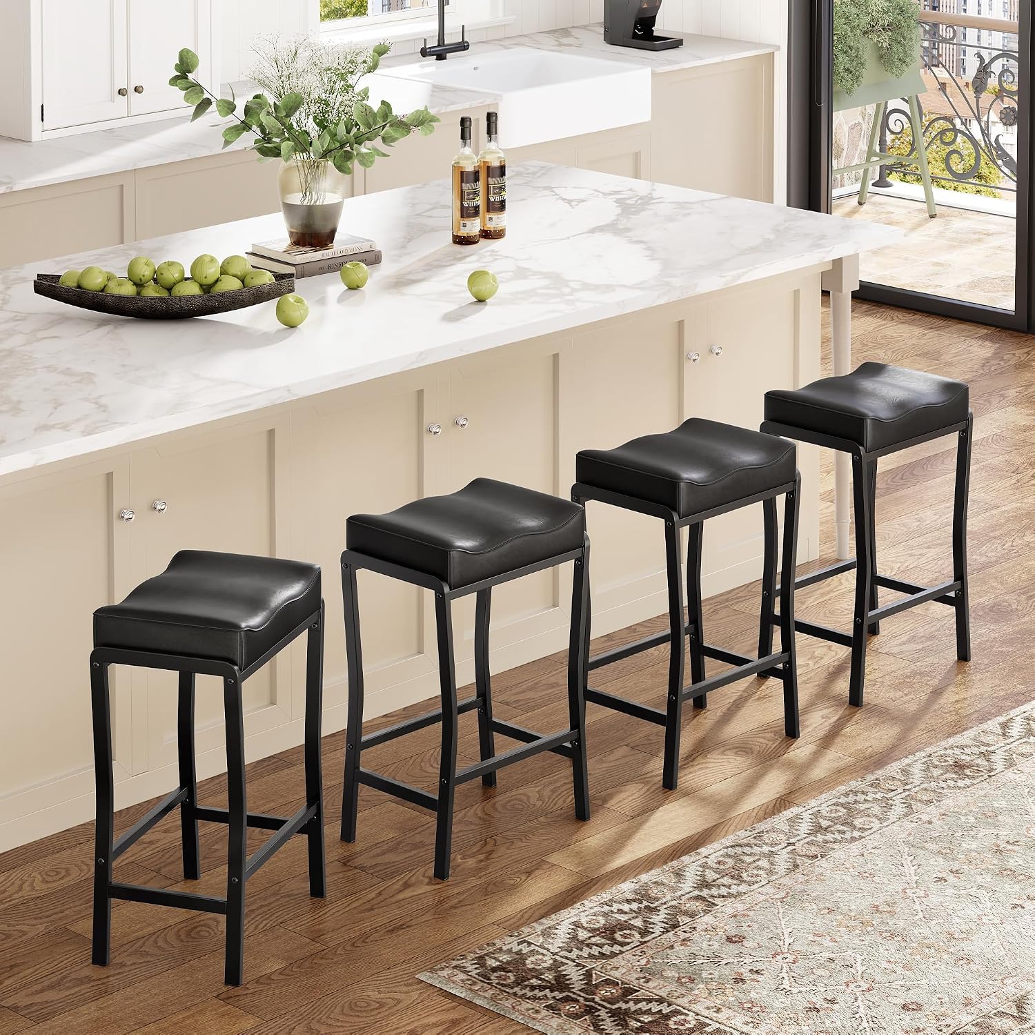 Counter Height Bar Stools Set  - Home Bar Lounge 评论和价格